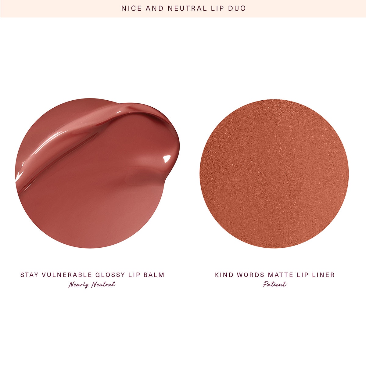 NICE & NEUTRAL LIP DUO ( SET DE MAQUILLAJE PARA LABIOS)